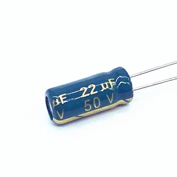 100 шт./лот алюминиевый электролитический конденсатор 50 В 22 МКФ размер 5*11 22 МКФ 20%