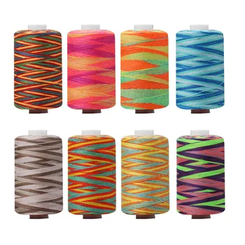1000 ярдов бытовой разноцветной полиэфирной швейной нити С замком для подола Прочной квилтинговой нити для рукоделия ремонта шитья своими руками