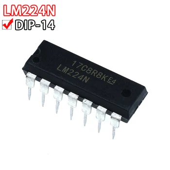 10ШТ встроенных микросхем универсального усилителя LM224 LM224N DIP14