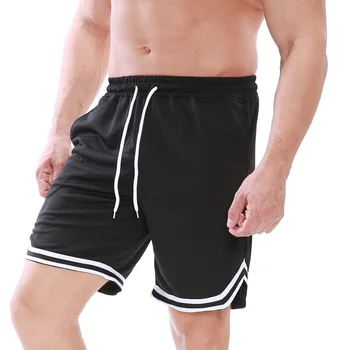 2022 Мужские шорты для фитнеса и бодибилдинга, Мужской Летний досуг, фитнес-тренировка, Мужская Спортивная одежда с дышащей сеткой, пляжные короткие брюки для бега трусцой