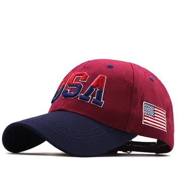 2023 Новая Бейсбольная кепка с флагом США Для Мужчин И женщин, Хлопковая Кепка-Снэпбэк, Унисекс, Хип-хоп Кепки с вышивкой 