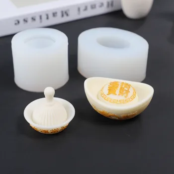 2023 новая китайская свеча с древней идиомой, силиконовая форма, набор для изготовления свечей 