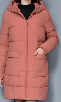 2023 осень и зима, новая шикарная куртка с капюшоном, длинный рукав, свободное повседневное однотонное толстое теплое пальто