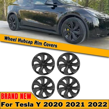 4 шт. 19-дюймовые колпаки для колес, накладка на обод для Tesla Model Y 2020 2021 2023