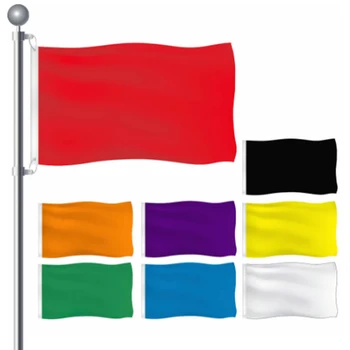 90x150 см Красный флаг желтый флаг черный флаг зеленый флаг белый оранжевый однотонный баннер для украшения своими руками.