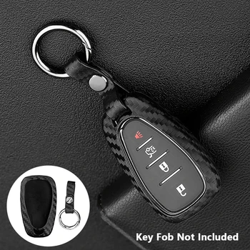 ABS Carbon Fiber Car Remote Key Case Чехол Держатель В виде Ракушки Для Chevrolet Cruze/Malibu/Camaro/Blazer