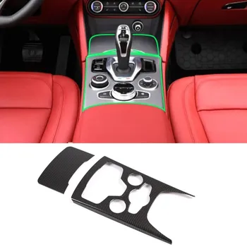 ABS Автомобильная панель переключения передач, Накладка, Рамка, Наклейка для Alfa Romeo Stelvio 2020-2021 Аксессуары для интерьера авто