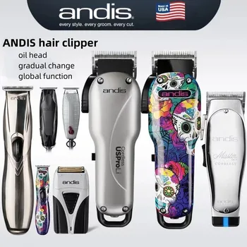 Andis, винтажный, масляная насадка, Электрические машинки для стрижки волос, Ножницы для лепки D8, Электрический фейдер ограниченной серии