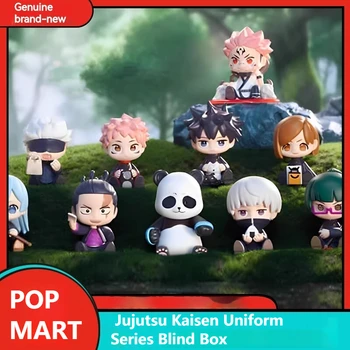 Popmart Jujutsu Kaisen Uniform Series Игрушки для слепых, Таинственная коробка, сумка Guess, Милая фигурка, кукла, настольное украшение, модель подарка