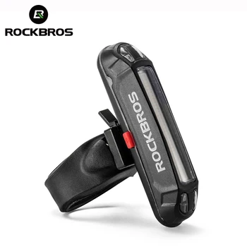 Rockbros оптовая продажа Задний фонарь 500 мАч USB Перезаряжаемая светодиодная лампа Задний фонарь Предупреждение о безопасности Подседельный штырь Езда на велосипеде Задний фонарь A54