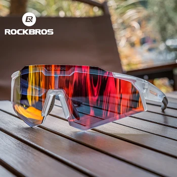 Rockbros оптовые Фотохромные Велосипедные очки с поляризацией, Регулируемой опорой для носа, Солнцезащитные очки в оправе для близорукости Eyewear Goggle SP291
