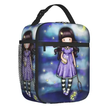 Santoro Gorjuss Изолированная сумка для ланча для женщин Портативный термоохладитель Bento Box для кемпинга и путешествий на открытом воздухе