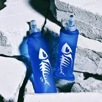 YFASHION 250/500 мл, Спортивная бутылка для воды из ТПУ, Портативная Складная Сумка для воды Для Скалолазания, ходьбы, езды на велосипеде, Бега