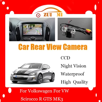 Автомобильная Камера заднего вида Заднего вида Для Volkswagen Для VW Scirocco R GTS MK3 2013 ~ 2014 CCD Full HD Ночного Видения Резервная Парковочная Камера