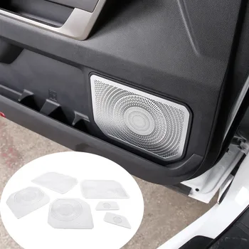 Автомобильный стайлинг дверной рожок динамик Сетка накладка наклейка подходит для Toyota Tundra Sequoia 2022-2023 Аксессуары для салона автомобиля