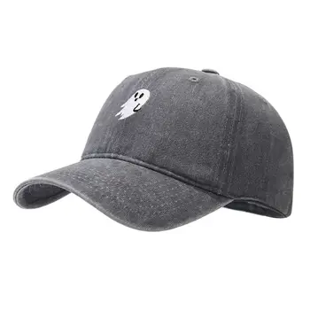 Бейсбольная кепка Four Seasons с вышивкой мультяшного призрака, Регулируемые уличные шляпы Snapback для мужчин и женщин 201