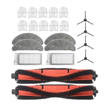 Боковая щетка на колесиках, HEPA-фильтр, швабры, тряпки, мешки для пыли, запчасти для робота-пылесоса Xiaomi Roidmi EVE Plus