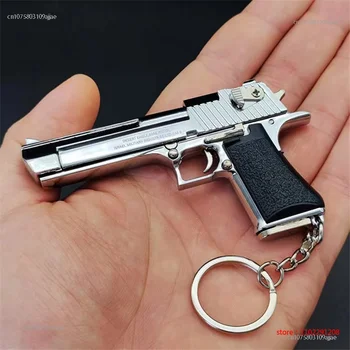 Брелок для Мини-Пистолета из сплава 1:3 Glock 17 Desert Eagle Colt 1911 Berreta 92F Игрушечный Мини-пистолет Разобрать, Перезарядить Игрушечный Пистолет
