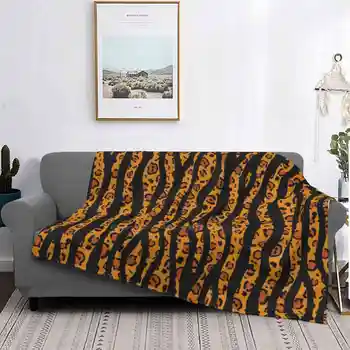 Горячая распродажа с принтом зебры и леопарда Высококачественное теплое фланелевое одеяло из шкуры Зебры леопарда Гепарда Сафари животных в Африке