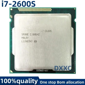 Для Intel Core i7-2600S I7 2600S CPU 2.8 ГГц Четырехъядерный процессор 8 МБ 65 Вт LGA 1155