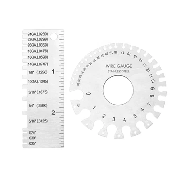 Измеритель круглого диаметра из нержавеющей стали штангенциркуль для измерения толщины проволоки Q84D