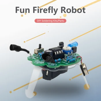 Интеллектуальный робот Следует за источником света Для перемещения Светодиодный робот-охотник за светом DIY Робот-игрушка Светочувствительный датчик Мобильная деталь робота