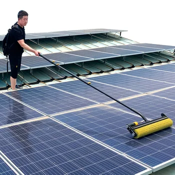 Лучшая щетка для чистки солнечных панелей Sunnysmiler solar cleaner поставщик солнечных роботов для чистки панелей