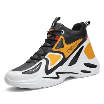 Мужская обувь Универсальная баскетбольная обувь Высокие кроссовки Мужские кроссовки для бега Basket Hombre Tenis Masculino Adulto Спортивная повседневная обувь
