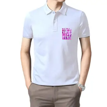 Мужская одежда для гольфа rupaul Miss Vanjie с принтом оверсайз с коротким рукавом, мужская базовая футболка-поло из 100-процентного хлопка, милая футболка-поло для мужчин