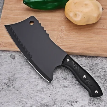 Мясницкий нож из нержавеющей стали, нож для измельчения костей, тесак для нарезки мяса и овощей, кухонные инструменты для шеф-повара высокой твердости