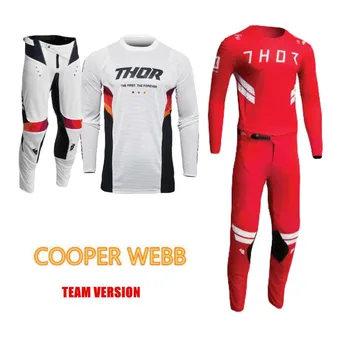 Новая Взрослая Версия Cooper Web Team MX Комплект Снаряжения Для Мотокросса MTB BMX ATV Dirt Bike Внедорожная Майка И Брюки Combo Moto Racing Suit t