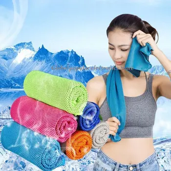 Новое спортивное полотенце из микрофибры, чувствительное к холоду, Быстросохнущее Впитывающее полотенце для кемпинга, Мягкое легкое полотенце для занятий йогой, плавания в тренажерном зале