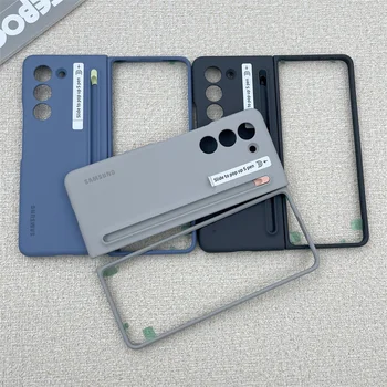 Новый оригинальный чехол для Samsung Galaxy Z Fold 5 Fold5 Роскошная полностью защитная задняя крышка телефона в ударопрочном корпусе с логотипом