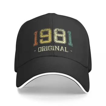 Оригинал 1981 года рождения, Винтажная Ретро Многоцветная Шляпа, Остроконечная Женская Кепка, Персонализированные Солнцезащитные Шляпы С Козырьком