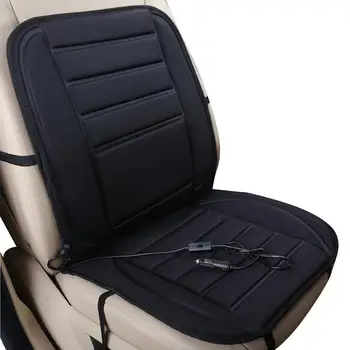 Подушка сиденья с подогревом, автомобильный обогреватель, подогреватель сидений 12V, черное Удобное теплое эргономичное автомобильное сиденье с подогревом для легковых и грузовых автомобилей