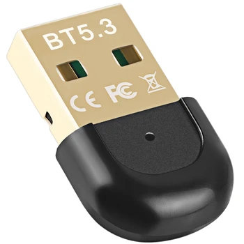 Приемник адаптера USB Bluetooth 5.3, беспроводной передатчик Usb Bluetooth, бесплатный драйвер для настольного компьютера, адаптер Bluetooth