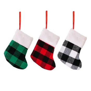 Рождественские носки с конфетами, чулки с конфетным Санта-Клаусом И рождественские чулки со шведским гномом Санта-Клауса для детей