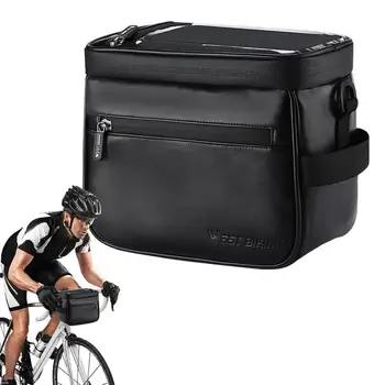 Сумка с изоляцией для велосипедного руля, передняя рама велосипеда, изоляция корзины для велосипеда, Передняя сумка для телефона, сумка-холодильник для хранения
