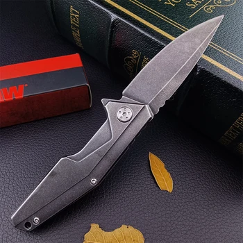 Универсальный Карманный Складной Нож Kershaw 1318 Stonewash Blade Тактические Портативные Ножи Для Самообороны Ножи Выживания Открытый EDC Инструмент