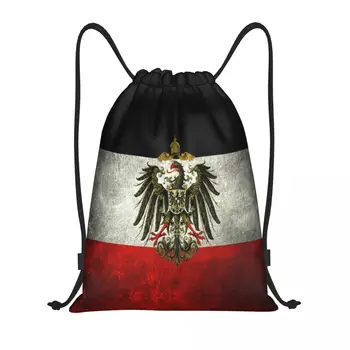 Флаг Германской Империи Германия Сумка На Шнурке Для Мужчин Женщин Портативный Тренажерный Зал Спортивный Рюкзак Для Покупок Рюкзаки Для Хранения