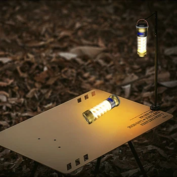 Фонарь для кемпинга XPG с плавным затемнением, светодиодный фонарь для кемпинга 2000 мАч Type-C USB, перезаряжаемый для экстренной ночной рыбалки.