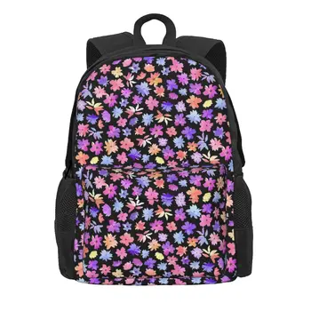 Цветочный рюкзак Ditsy с цветочным принтом, мужские велосипедные рюкзаки из полиэстера с эстетичным рисунком, школьные сумки, рюкзак