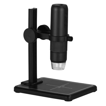 Цифровой микроскоп 1600X USB с 8 светодиодами Эндоскоп Камера Лупа Черный для телефона ПК Инструмент для пайки монет